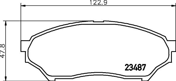 

Тормозные колодки NISSHINBO NP3015SC