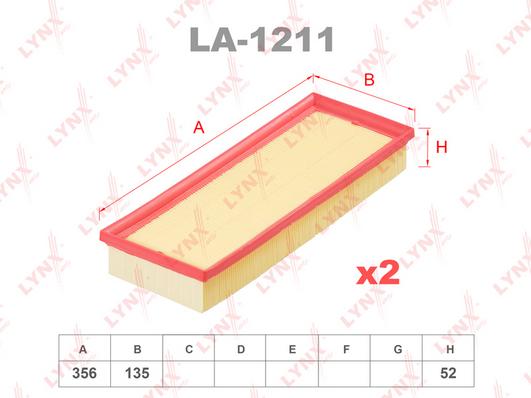 

Фильтр воздушный Lynx la1211