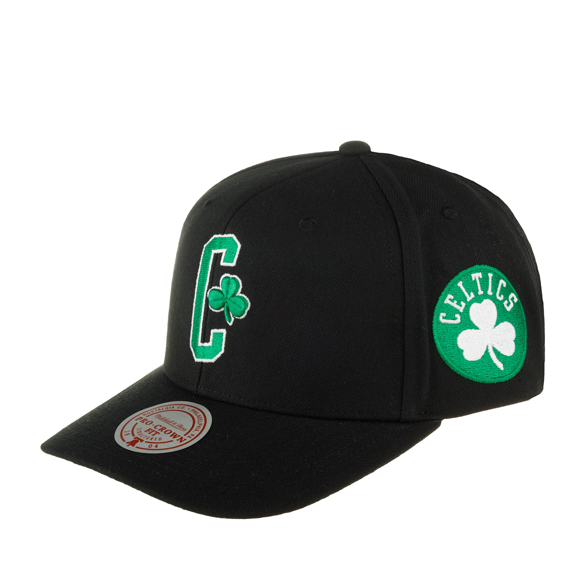 Бейсболка унисекс Mitchell & Ness HHSS6580-BCEYYPP Boston Celtics NBA черная, one size Китай черный