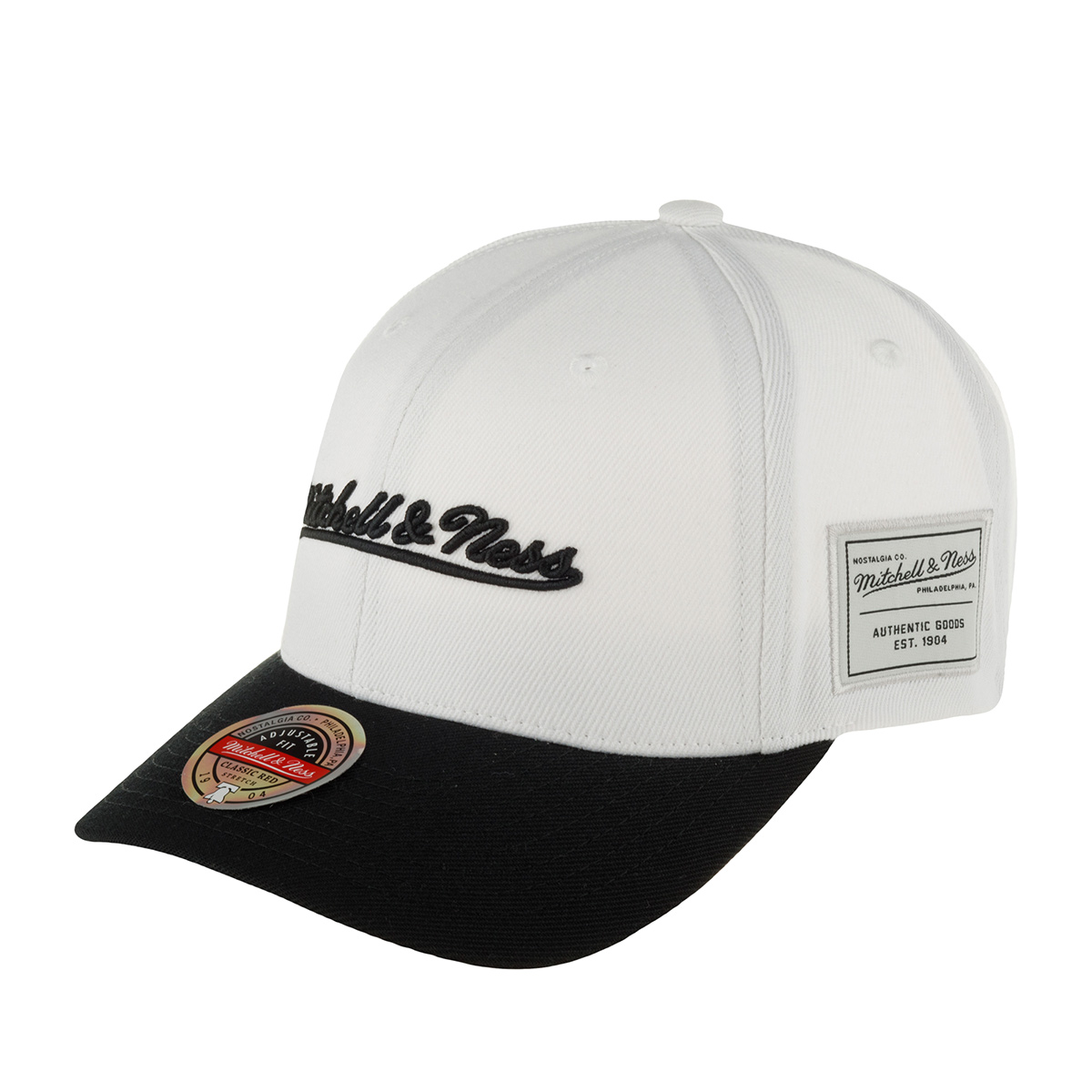 

Бейсболка унисекс Mitchell & Ness HHSS1105 белая/черная, Белый, HHSS1105