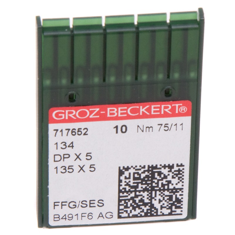 Иглы Groz-Beckert DPx5 134 FFGSES 7511 10 штук для трикотажа 220₽