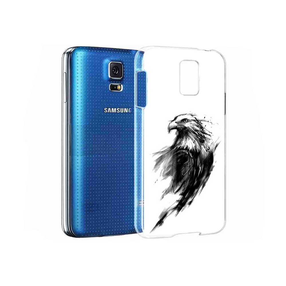 

Чехол MyPads Tocco для Samsung Galaxy S5 чб птица (PT12196.512.670), Прозрачный, Tocco