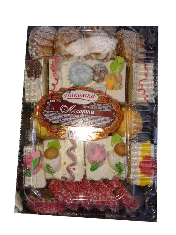 

Пирожные Лакомка Ассорти 500 г