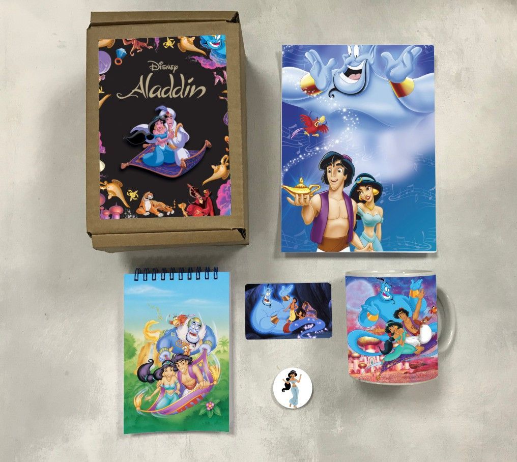 

Бокс с подарком Аладдин, Aladdin № 1, 7-1, 5 предметов, Бежевый, Аладдин, Aladdin № 1
