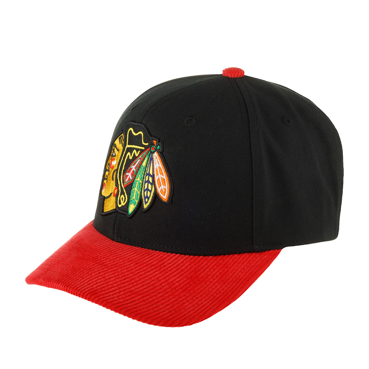 

Бейсболка унисекс Mitchell & Ness HP7974-CBH Chicago черная/красная, Черный, HP7974-CBH Chicago Blackhawks NHL