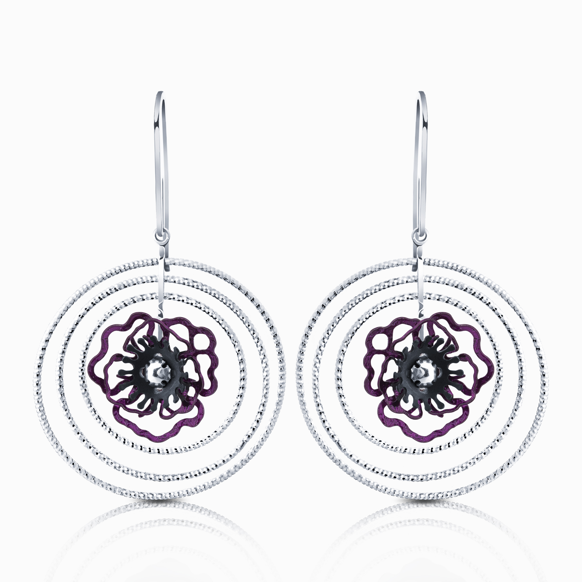 

Серьги из серебра с эмалью SKAZKA Natali Romanovoi 03986, 03986