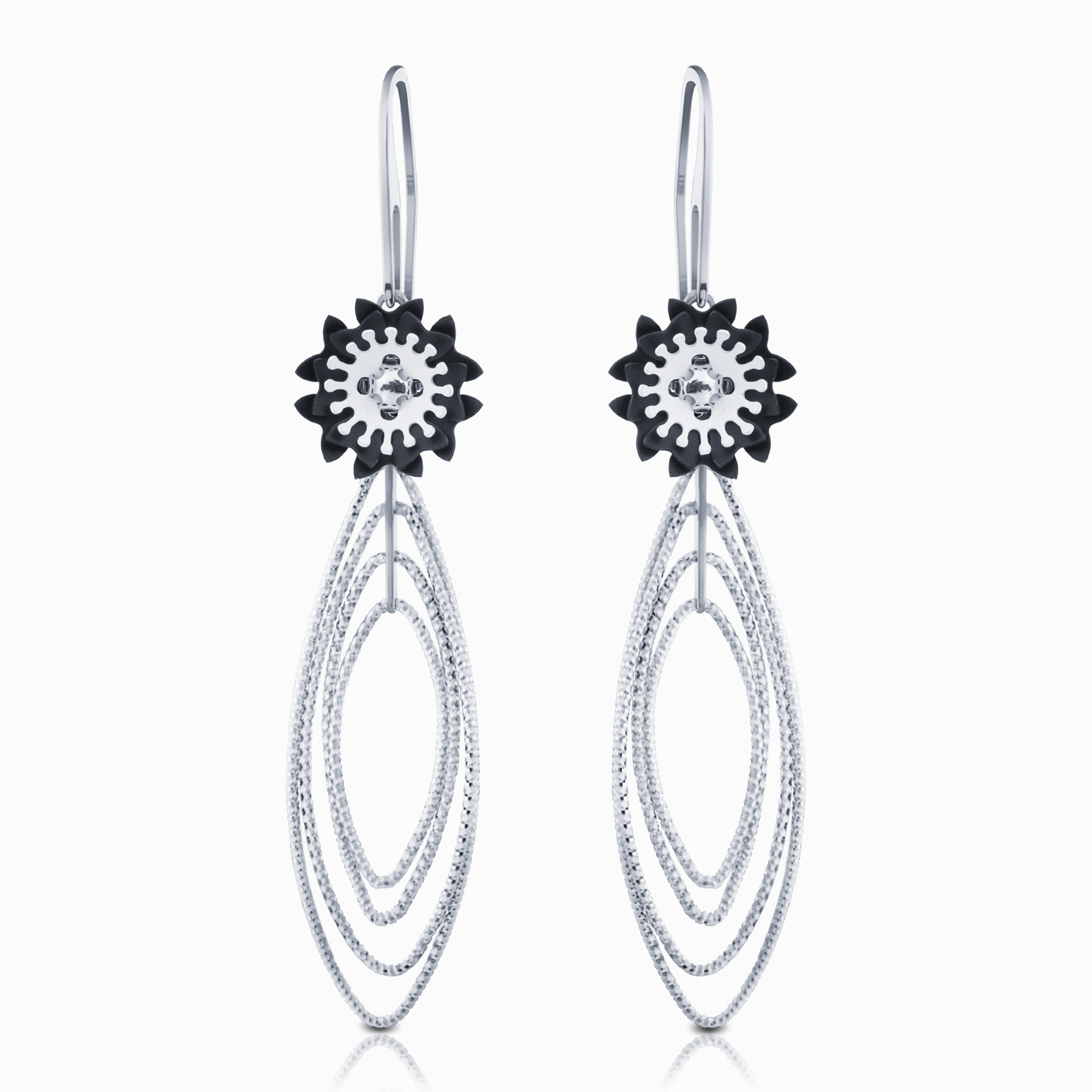 

Серьги из серебра с эмалью SKAZKA Natali Romanovoi 03996, 03996