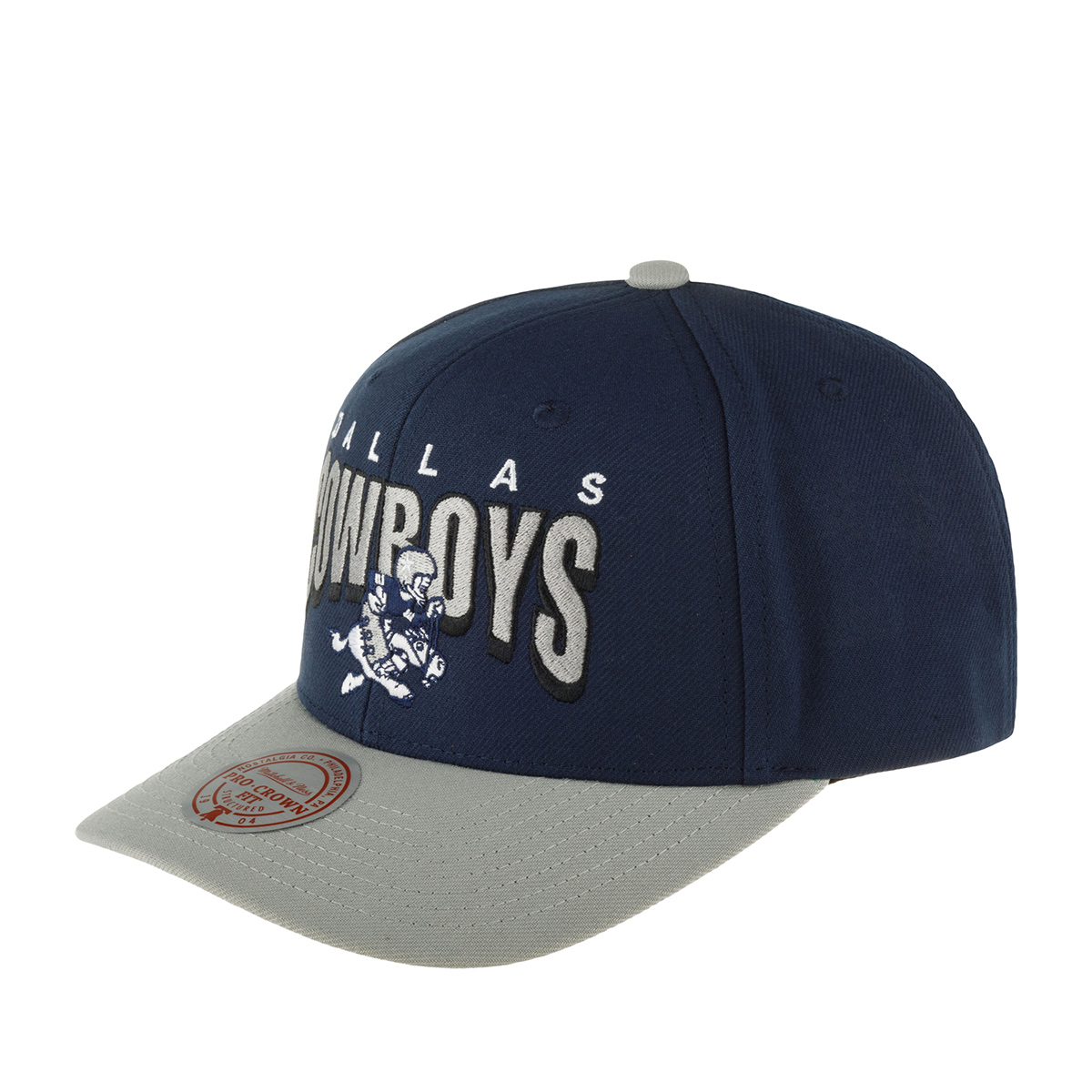 

Бейсболка унисекс Mitchell & Ness HHSS6641-DCOYYPP Dallas темно-синяя/серая, Синий, HHSS6641-DCOYYPP Dallas Cowboys NFL