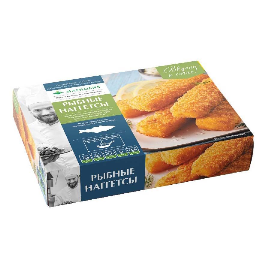 Наггетсы Магнолия из минтая в панировке замороженные 300 г