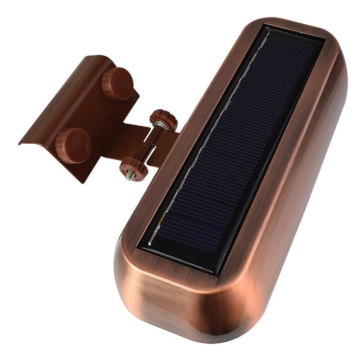 фото Уличный светильник с солнечной панелью 3 в 1 copper bright nobrand