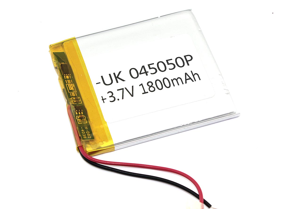 

Аккумуляторная батарея OEM Li-Pol 4*50*50мм 2pin 3.7V/1800mAh