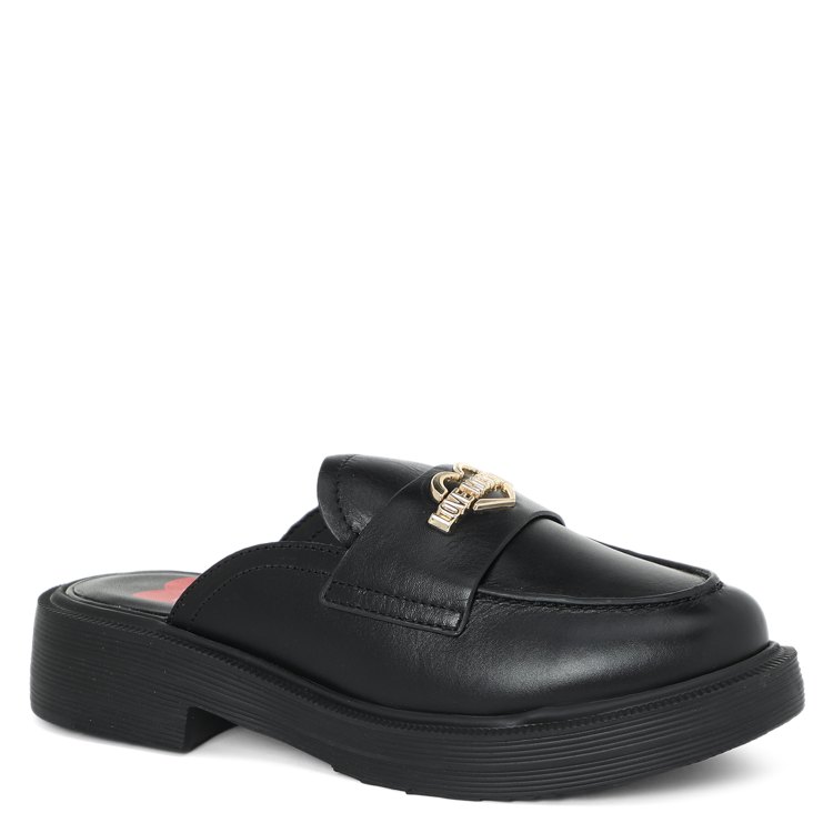 

Шлепанцы женские Love Moschino JA10074G черные 38 EU, JA10074G