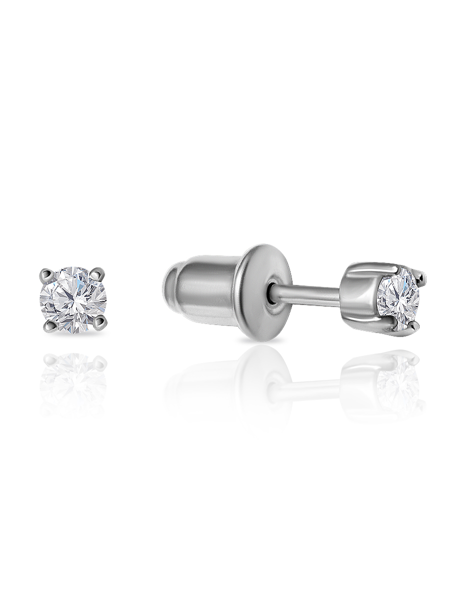 

Серьги из серебра с фианитом SKAZKA Natali Romanovoi 53647, 53647