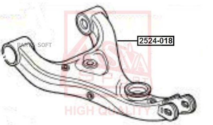 

Рычаг Land Rover Range Rover ASVA 2524018