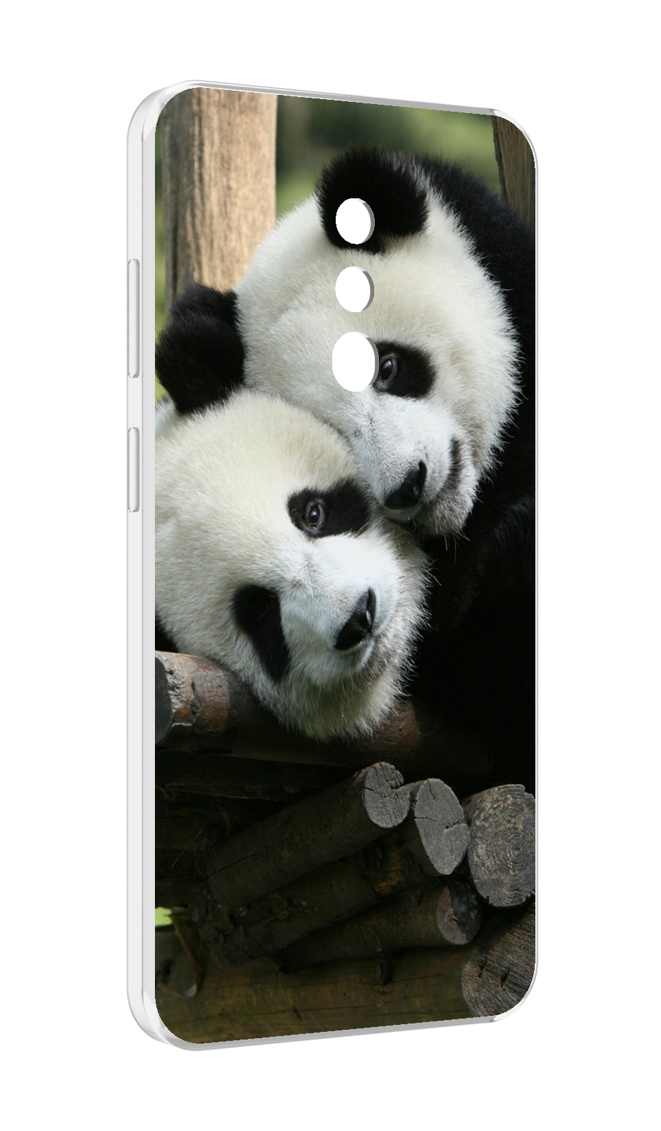 

Чехол MyPads Две-панды для Blackview BV5200, Прозрачный, Tocco
