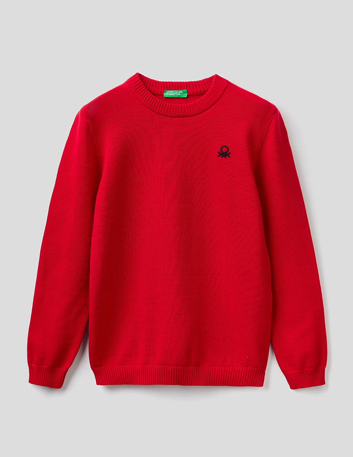 

Джемпер для мальчиков Benetton цв. красный р.140, 21A_12CDC1932