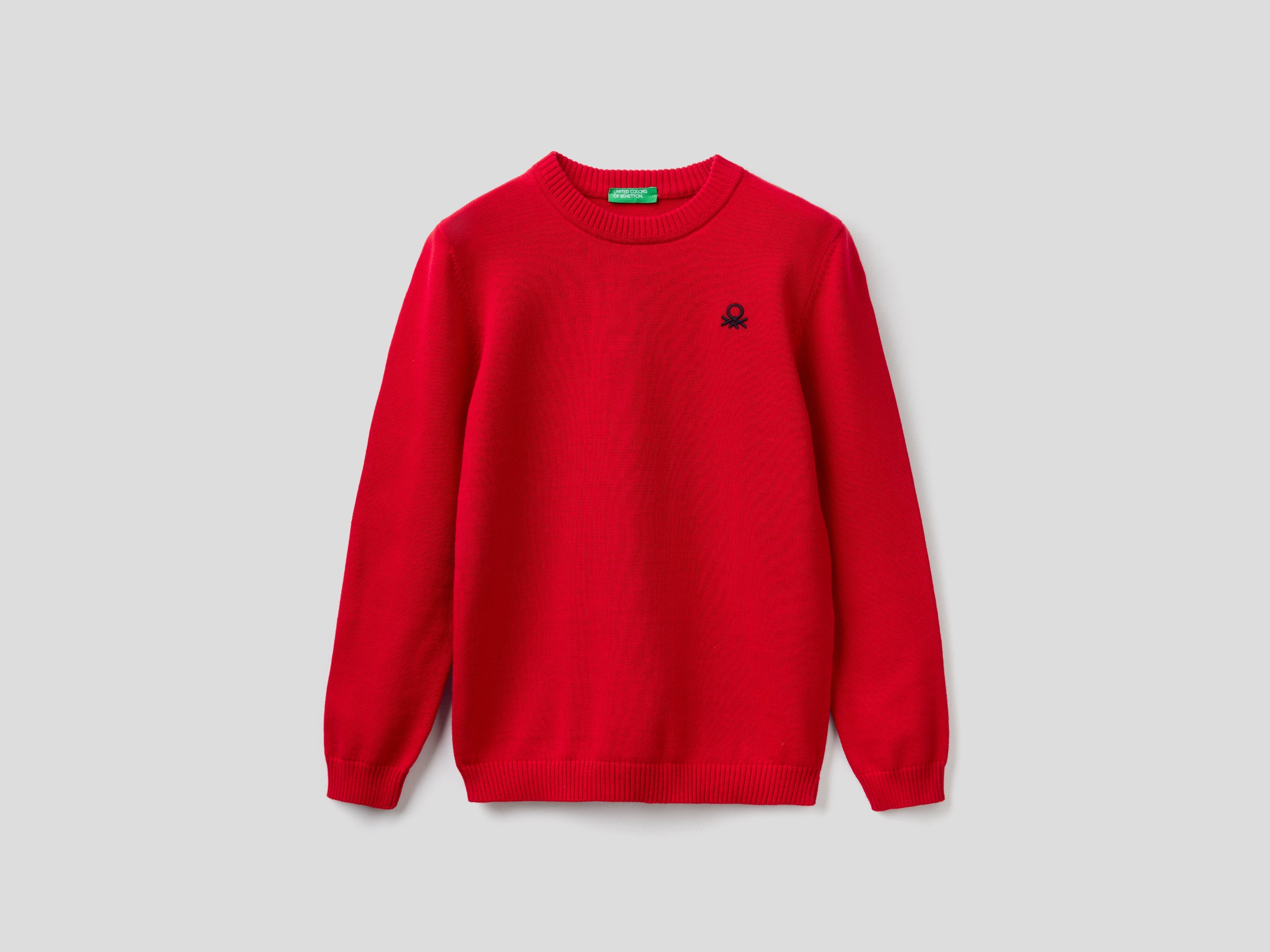 

Джемпер для мальчиков Benetton цв. красный р.128, 21A_12CDC1932