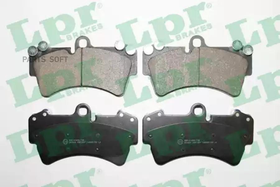 

Колодки тормозные AUDI Q7/VOLKSWAGEN TOUAREG/PORSCHE CAYENNE 02 R18 ие 1шт LPR 05P1257