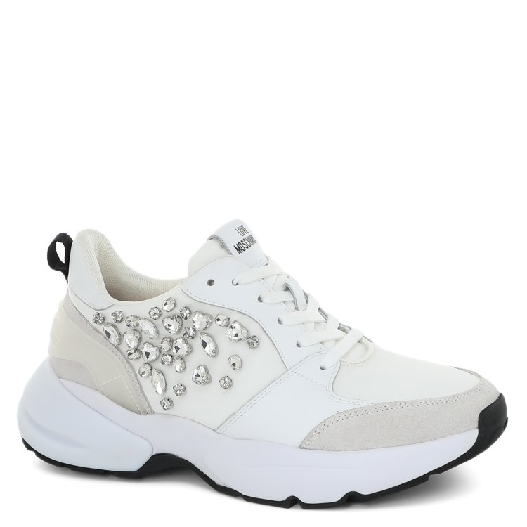 

Кроссовки женские Love Moschino JA15045G белые 37 EU, JA15045G
