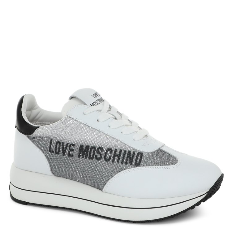 

Кроссовки женские Love Moschino JA15054G белые 36 EU, Белый, JA15054G