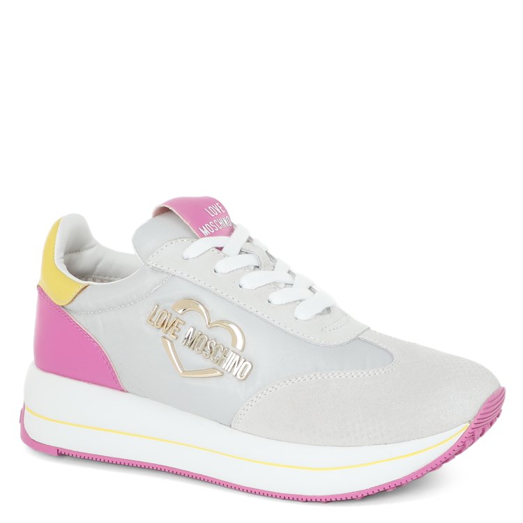

Кроссовки женские Love Moschino JA15074G SS23 серые 38 EU, JA15074G SS23