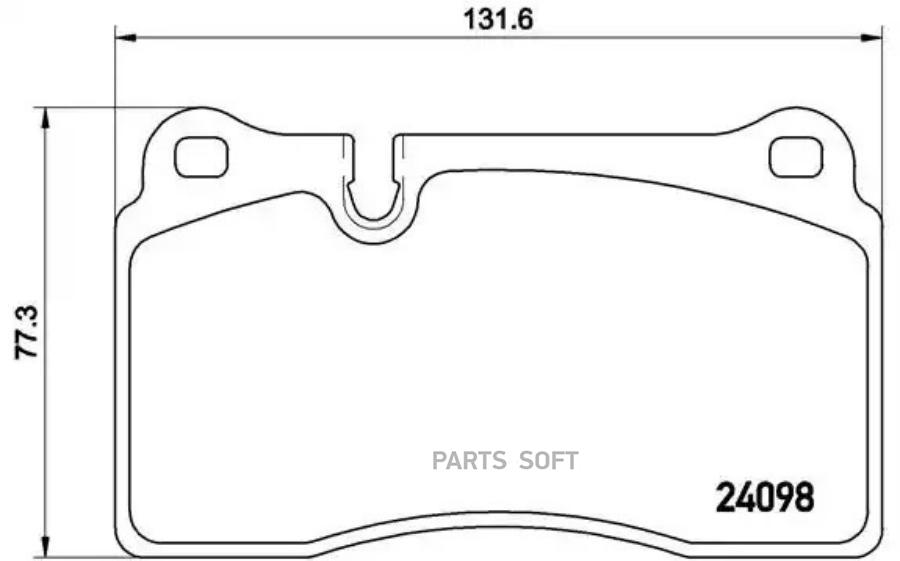 

Тормозные колодки brembo P85110