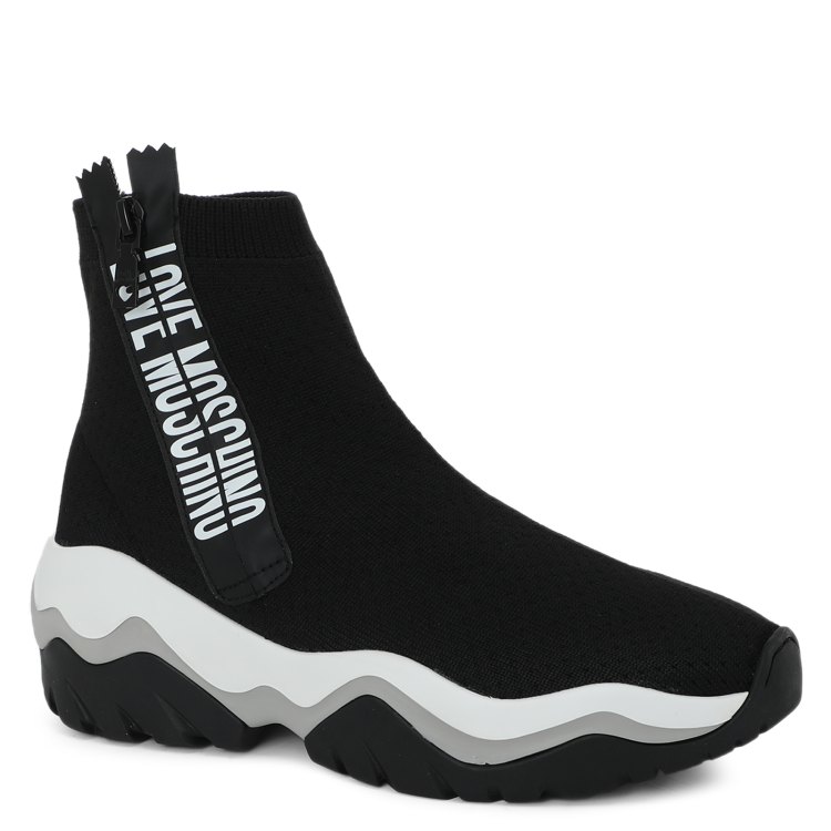 

Кроссовки женские Love Moschino JA15554G черные 38 EU, Черный, JA15554G
