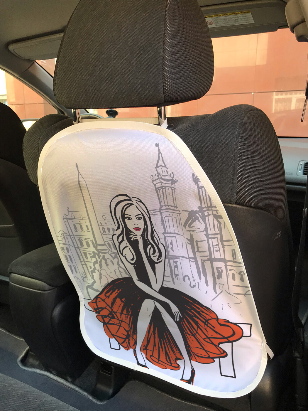

Накидка на спинку сиденья JoyArty Одинокая парижанка, 45х62, Одинокая парижанка