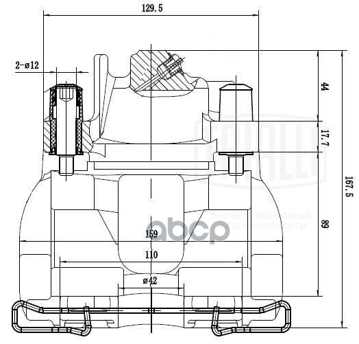 

Суппорт Торм. Volvo S60 (00-) Перед. Прав. D 60Мм Trialli арт. CF 103556