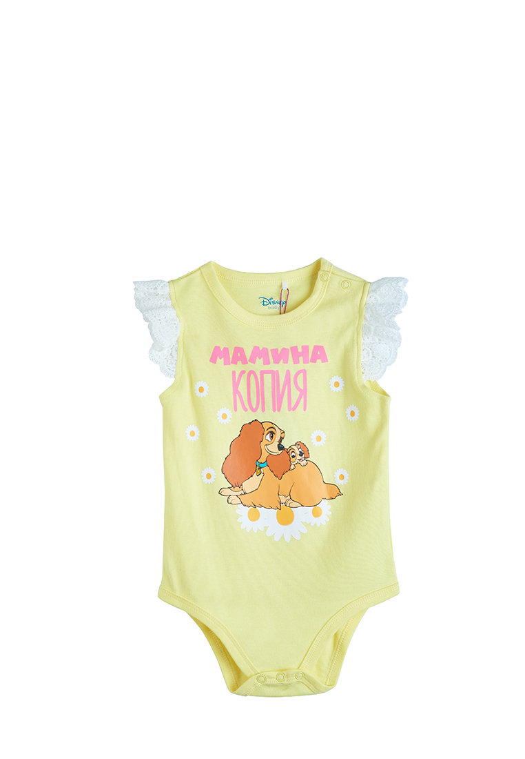 фото Боди детское disney ss22d05 цв. желтый р. 86