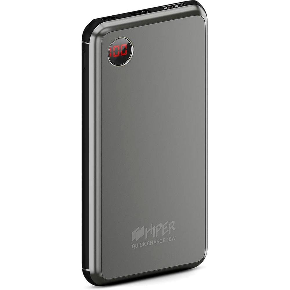 фото Внешний аккумулятор hiper steel 10 10000mah серый