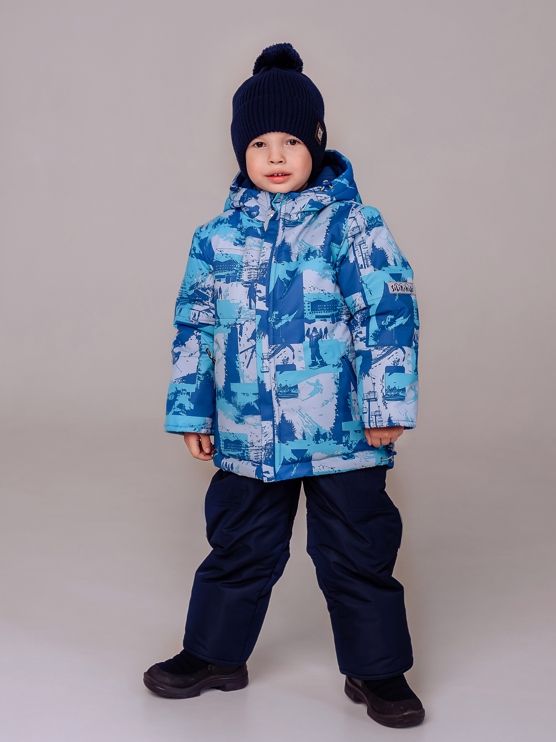 Куртка детская Sibirikids S244В 13, синий, 92