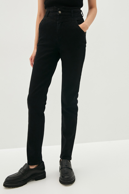 

Джинсы женские ZARINA 1420437737 черные 48 RU, 1420437737