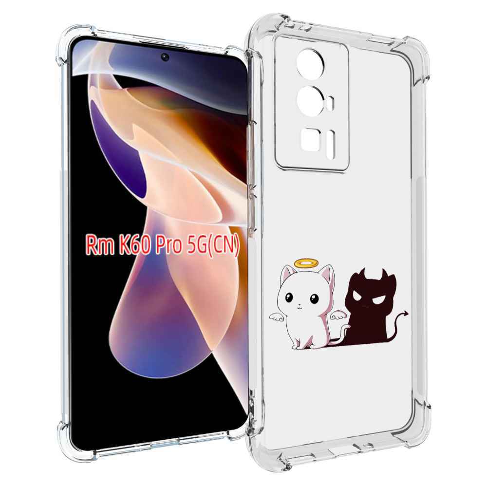 

Чехол MyPads котик-с-злой-тенью для Xiaomi Redmi K60 Pro, Прозрачный, Tocco