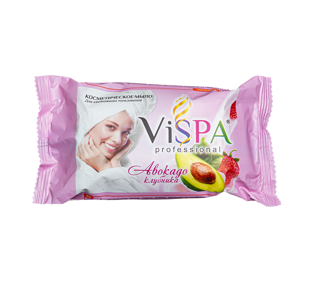 Мыло косметическое ViSPA Professional Авокадо Клубника, 170 г