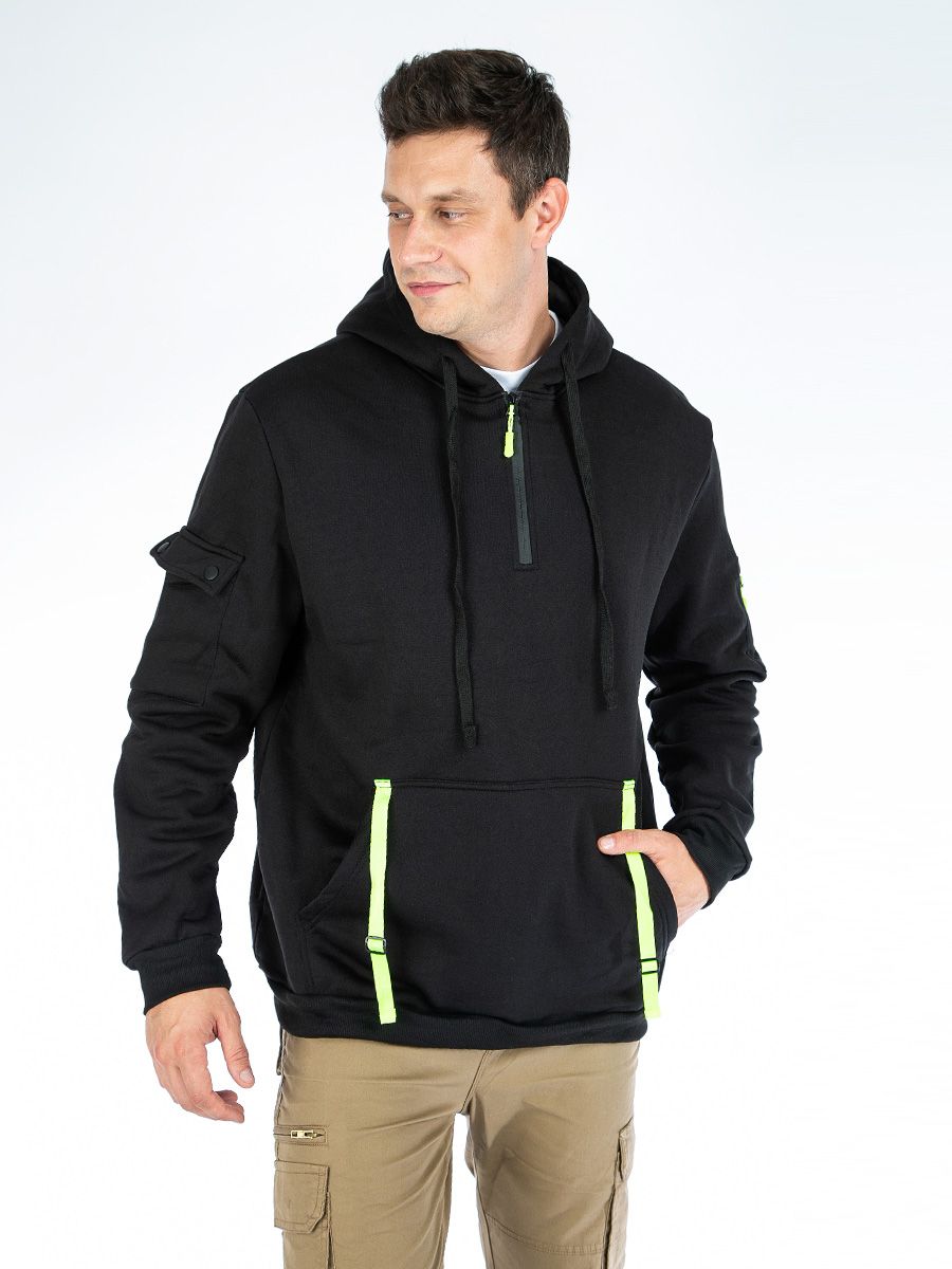 Худи мужское Modniki 2323011M черное L 5899₽