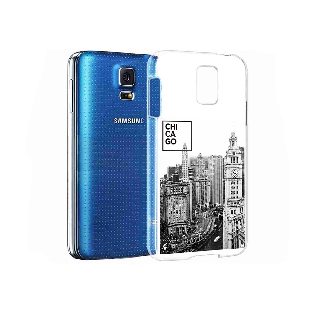 

Чехол MyPads Tocco для Samsung Galaxy S5 черно белый чикаго (PT12196.512.689), Прозрачный, Tocco