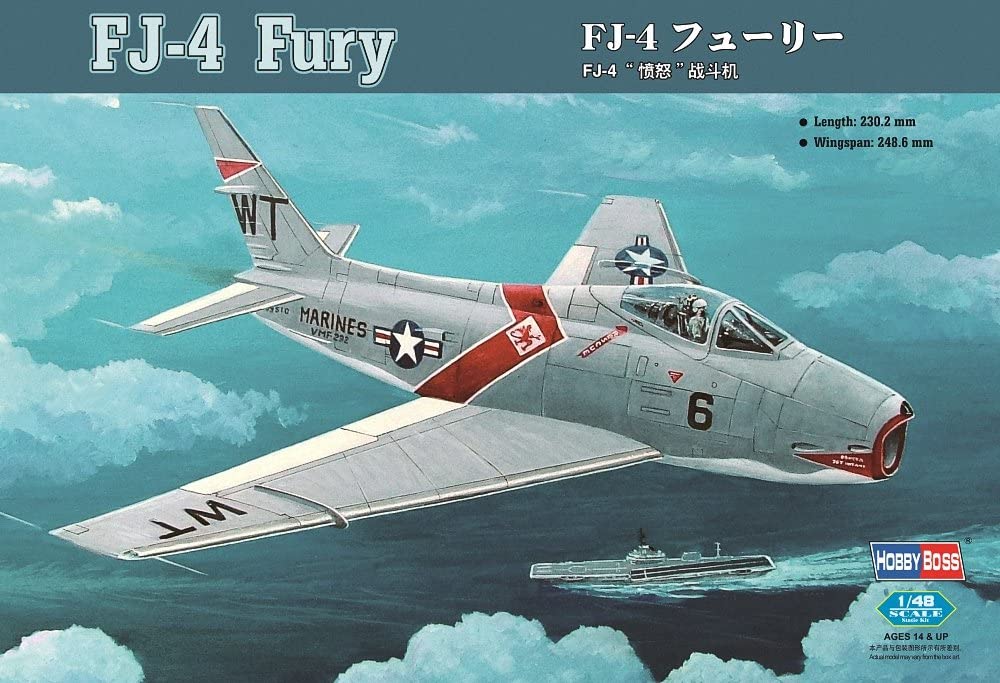 

Сборная модель HobbyBoss 1/48 Самолет FJ-4 Fury 80312