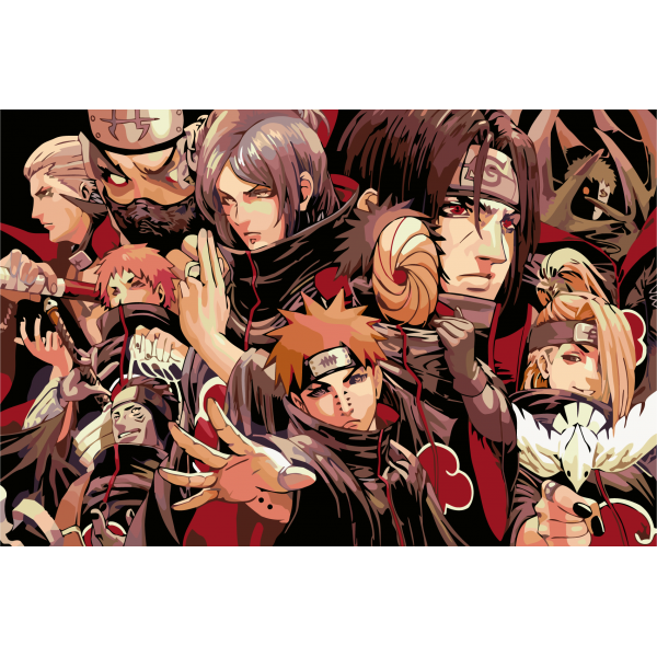 

Живопись по номерам Акацуки pz-3067, Акацуки pz-3067