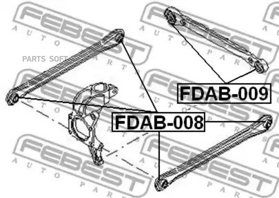 

Рычаг подвески FEBEST FDAB009