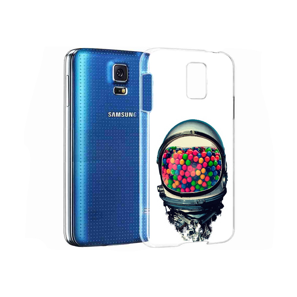 

Чехол MyPads Tocco для Samsung Galaxy S5 шлем космонавта (PT12196.512.700), Прозрачный, Tocco