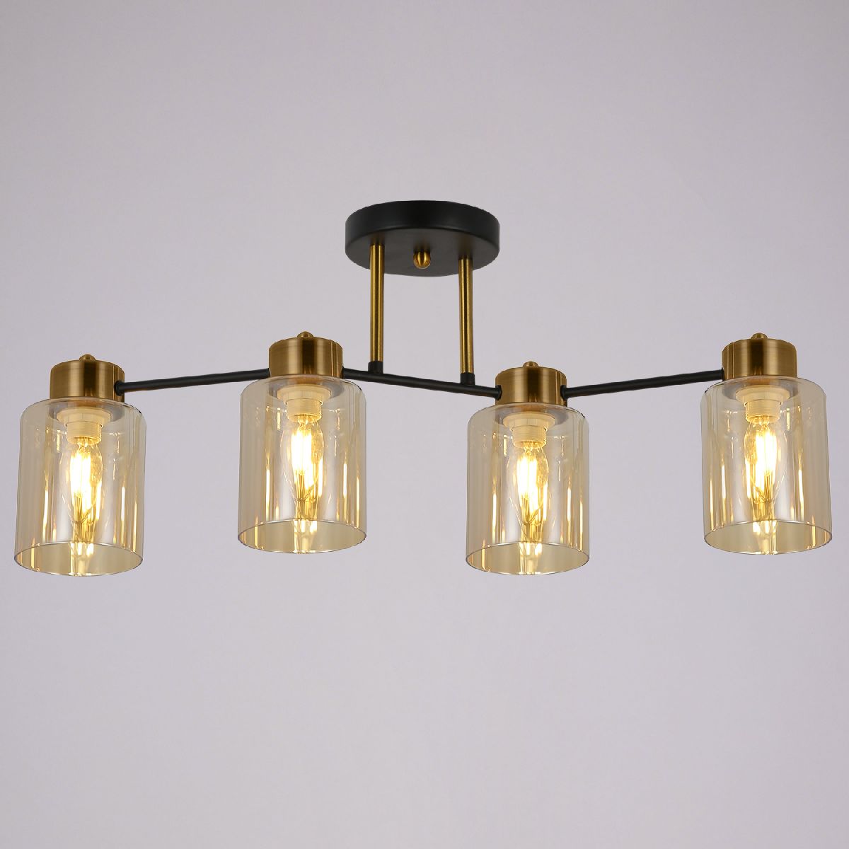 

Люстра Illumico IL6111-4COU-79 BK GD Qui