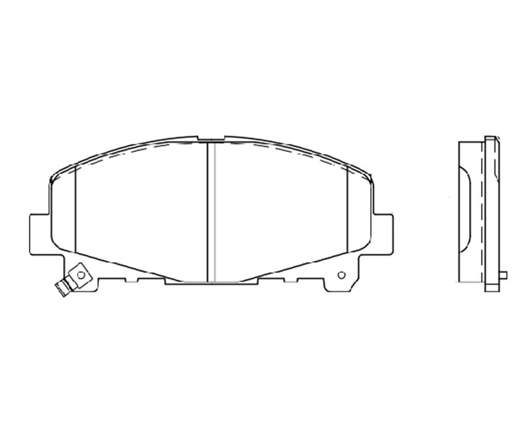 

Тормозные колодки AKNUK BP1103