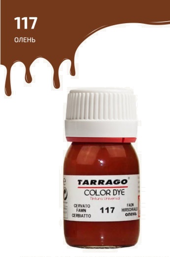 фото Краситель для всех видов гладких кож tarrago color dye tdc01/117 олень 25 мл