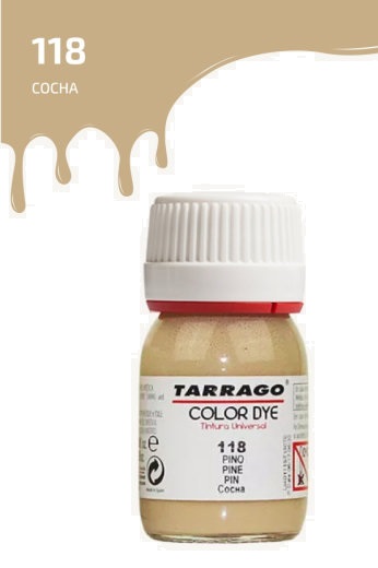 фото Краситель для всех видов гладких кож tarrago color dye tdc01/118 сосна 25 мл