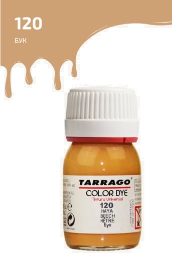 фото Краситель для всех видов гладких кож tarrago color dye tdc01/120 бук 25 мл