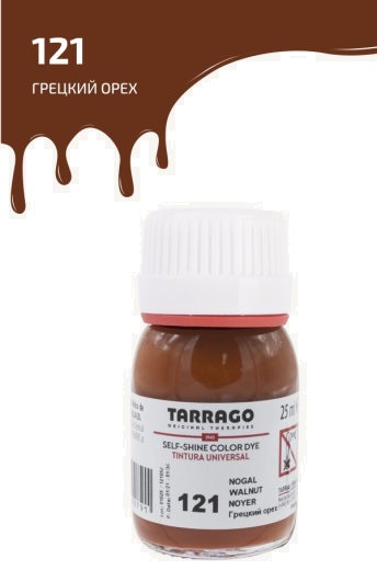 Краситель для всех видов гладких кож Tarrago COLOR DYE TDC01/121 грецкий орех 25 мл