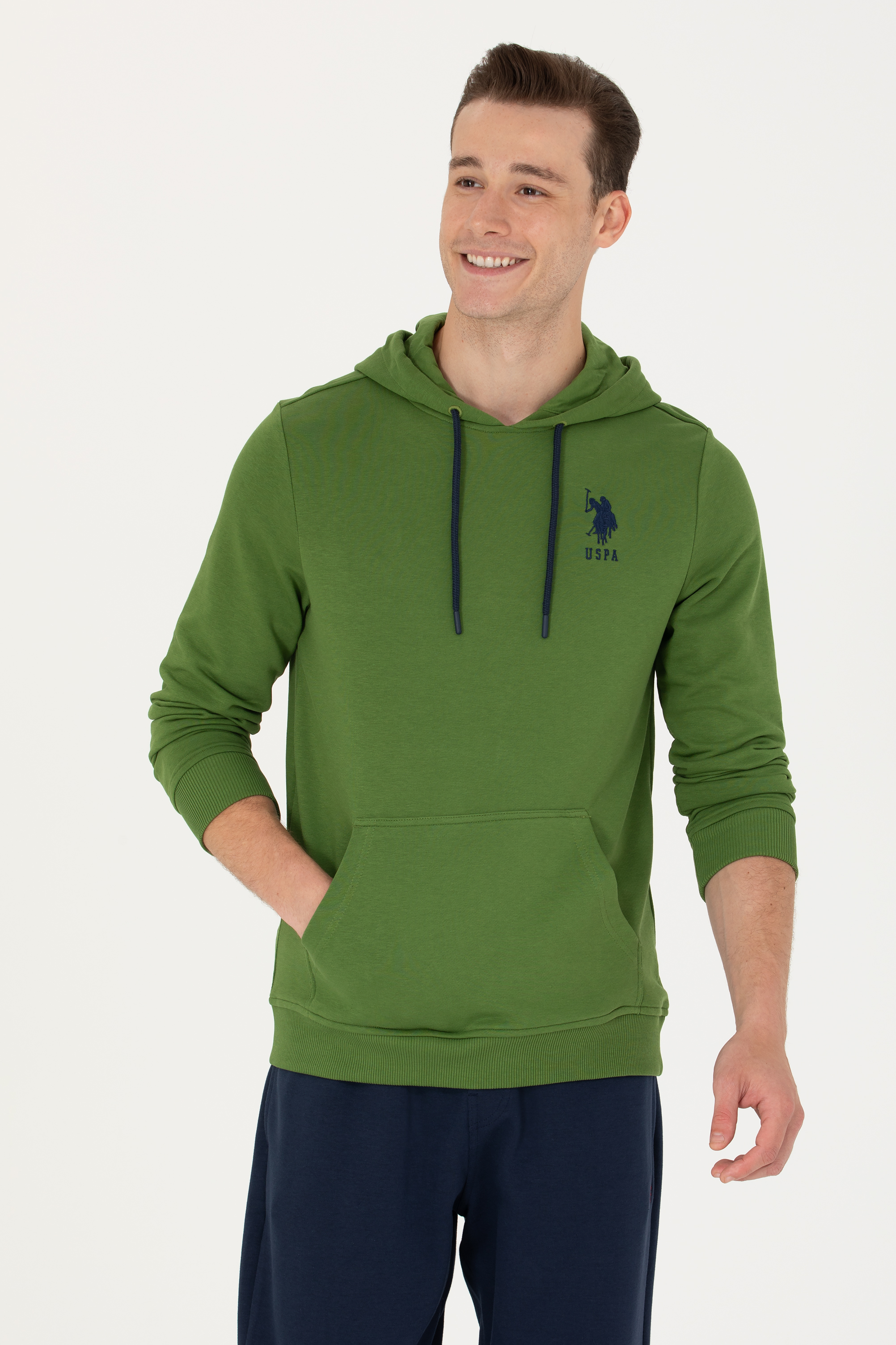 

Худи мужское US Polo G081SZ0820GURINSK023 зеленое XL, Зеленый, G081SZ0820GURINSK023