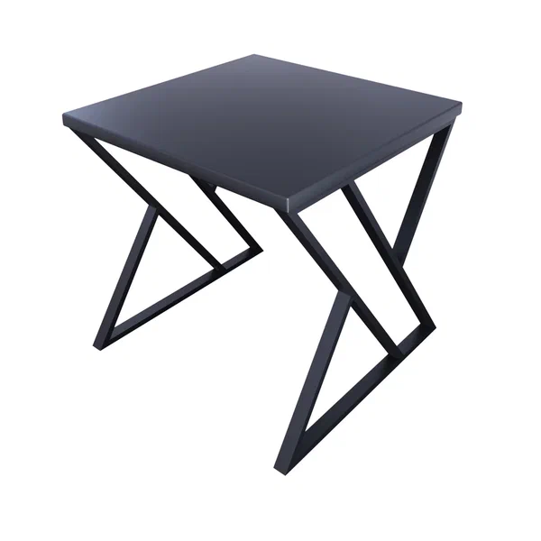 

Стол кухонный Solarius Loft с Z-образными ножками 70x70х75, цвет венге, черные ножки, Loft с Z-образными ножками