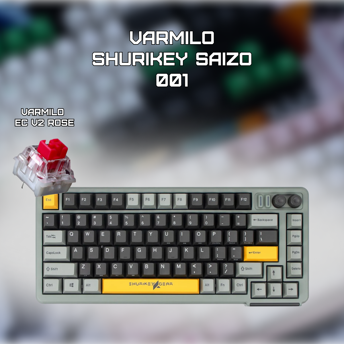 Клавиатура Varmilo Shurikey Saizo 001